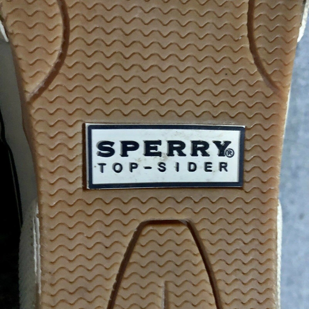Sperry Top Sider Shoes 7 M High Top Faux Shearling Brown Lace Up Men’s - Picture 11 of 12
